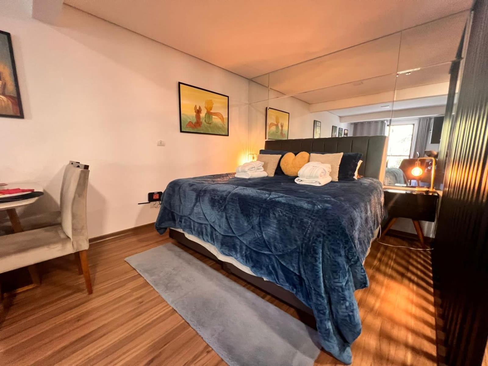 Loft Cama King 3 Min Do Centrinho Apartment *